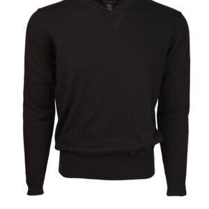 Marquis SIGNATURE Black Men's V-Neck Sweater Size XXL